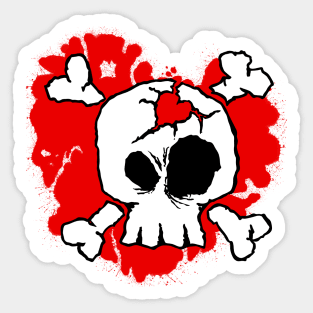 Halloween skull Sticker